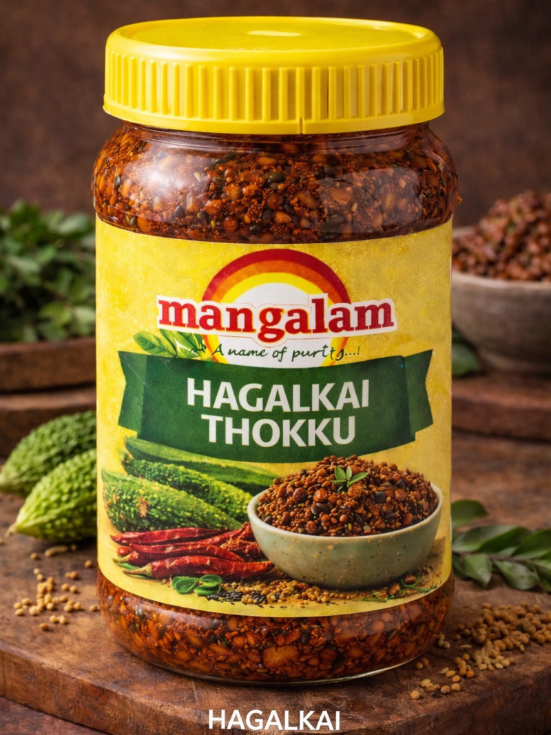 Hagalkai Thokku (Bitter Gourd)
