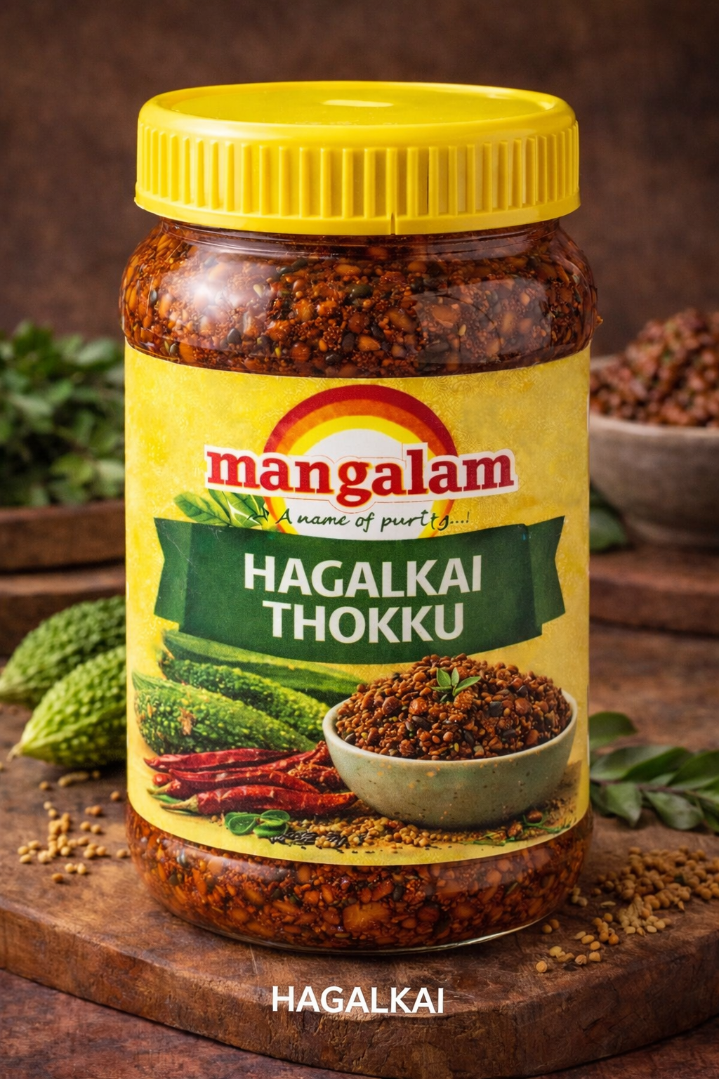 Hagalkai Thokku (Bitter Gourd)